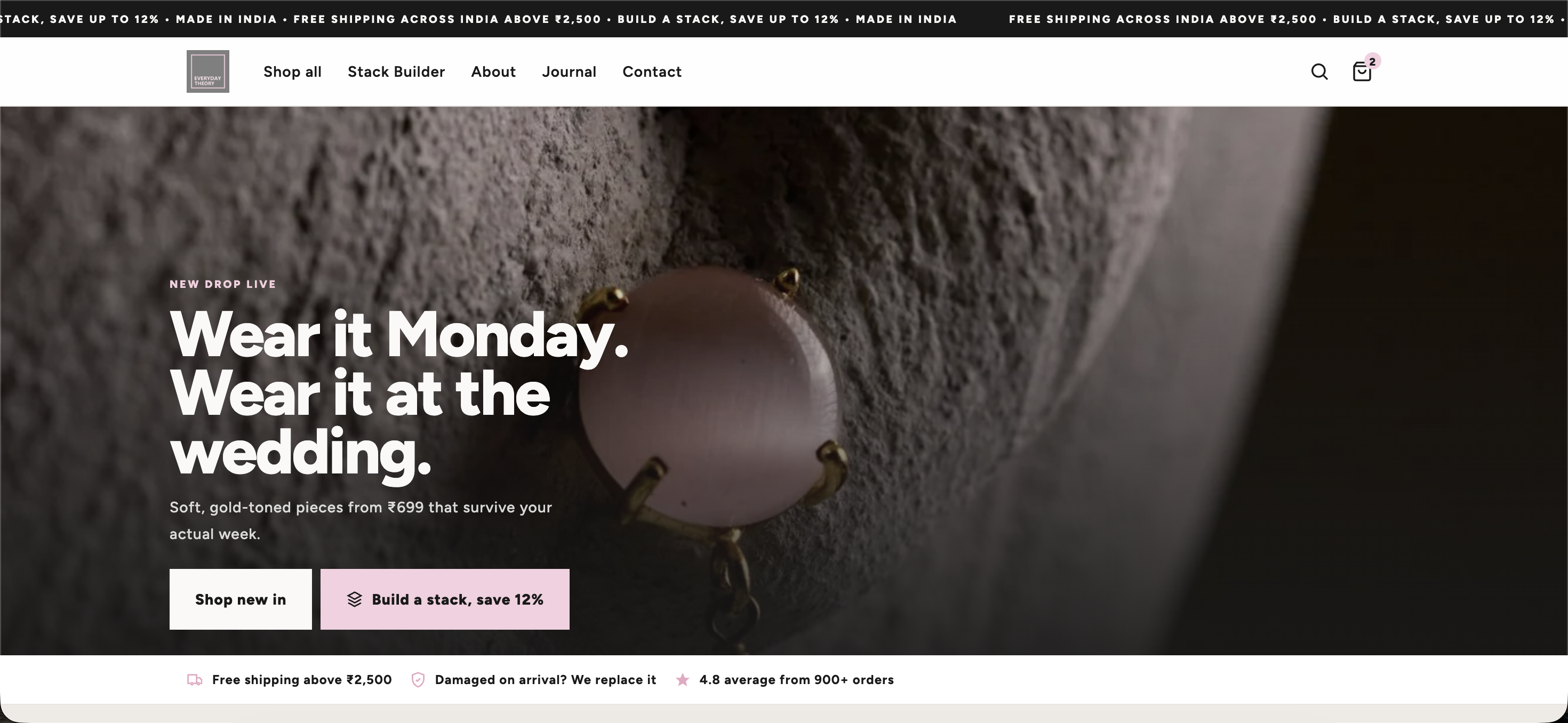 Everyday Theory website designed and built by Rivverr